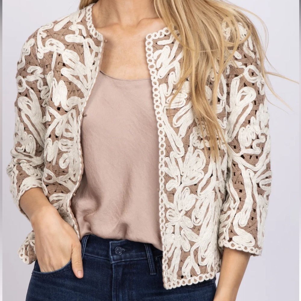 Nic+Zoe Spring Soiree Jacket
In Neutral Multi - Picture 2 of 12